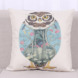 Fashion Animal Cotton Linen Throw Pillow Case Waist Cushion Cover Home Sofa Car Decor