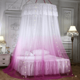 Ceiling-Mounted Mosquito Net Free Installation Home Dome Foldable Bed Canopy