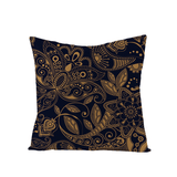 Bohemian Mandala Folk Geometrical Style Linen Throw Pillow Case Home Sofa Art Decor Cushion Cover