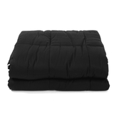 100X150Cm Weighted Cotton Blanket Heavy Sensory Relax 4.5 / 7 / 9.5Kg Black Blankets