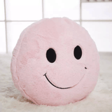 Cute Smiling Expression Plush Throw Pillow Soft Sofa Car Office Cushion Home Decor Gift