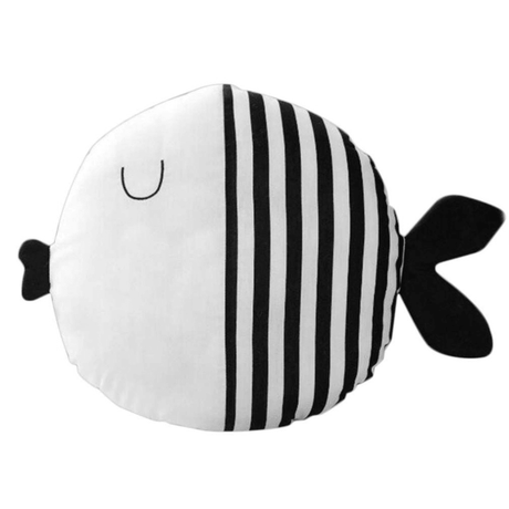 Cartoon Doll Pillow Cute Striped Polka Dot Fish Pillow Kids Accompany Sleeping Doll Cushion