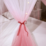 Ceiling-Mounted Mosquito Net Free Installation Home Dome Foldable Bed Canopy