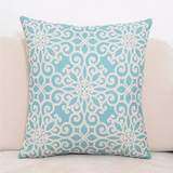 45X45Cm Square Linen Pillow Cases Nordico Geometric Pattern Chair Cushion Home Office Decor