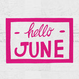 Feblilac Hello June Tufted Bath Mat