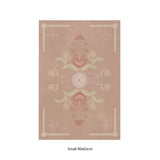 Asian Pond Bloom Coral Rug