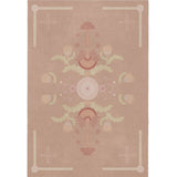Asian Pond Bloom Coral Rug