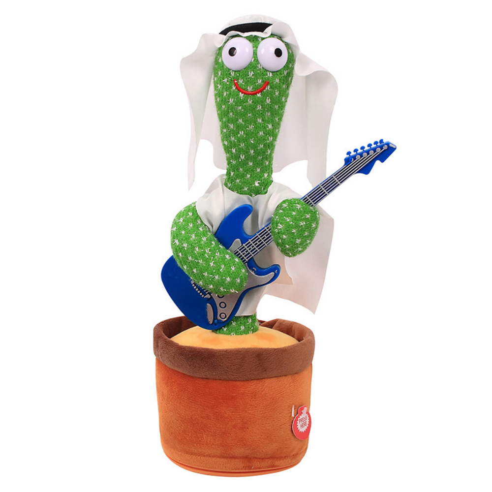 Dancing Cactus with Guitar Toy