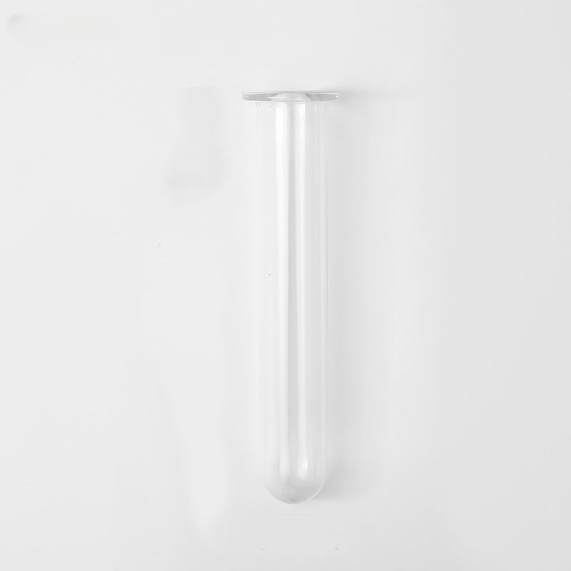 Simple Metal Vase with Glass Tube
