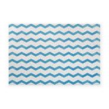 Feblilac Blue Gradient Watercolor Pattern PVC Coil Door Mat