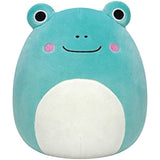 12-Inch Teal Frog With White Belly Toy