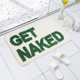 Feblilac Green Get Naked Bath Mat