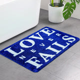 Feblilac Love Never Fails Tufted Bath Mat