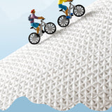 Feblilac Meteorological Clouds Tufted Bath Mat