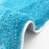 Feblilac Blue Mountain Tufted Bath Mat