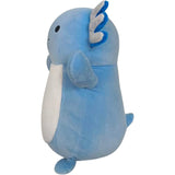 Blue Axolotl With Silver Gills Plush