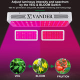 Vander 3000W LED All Optical Double Switch Plant Growth Lamp