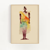 African Robe Wall Art