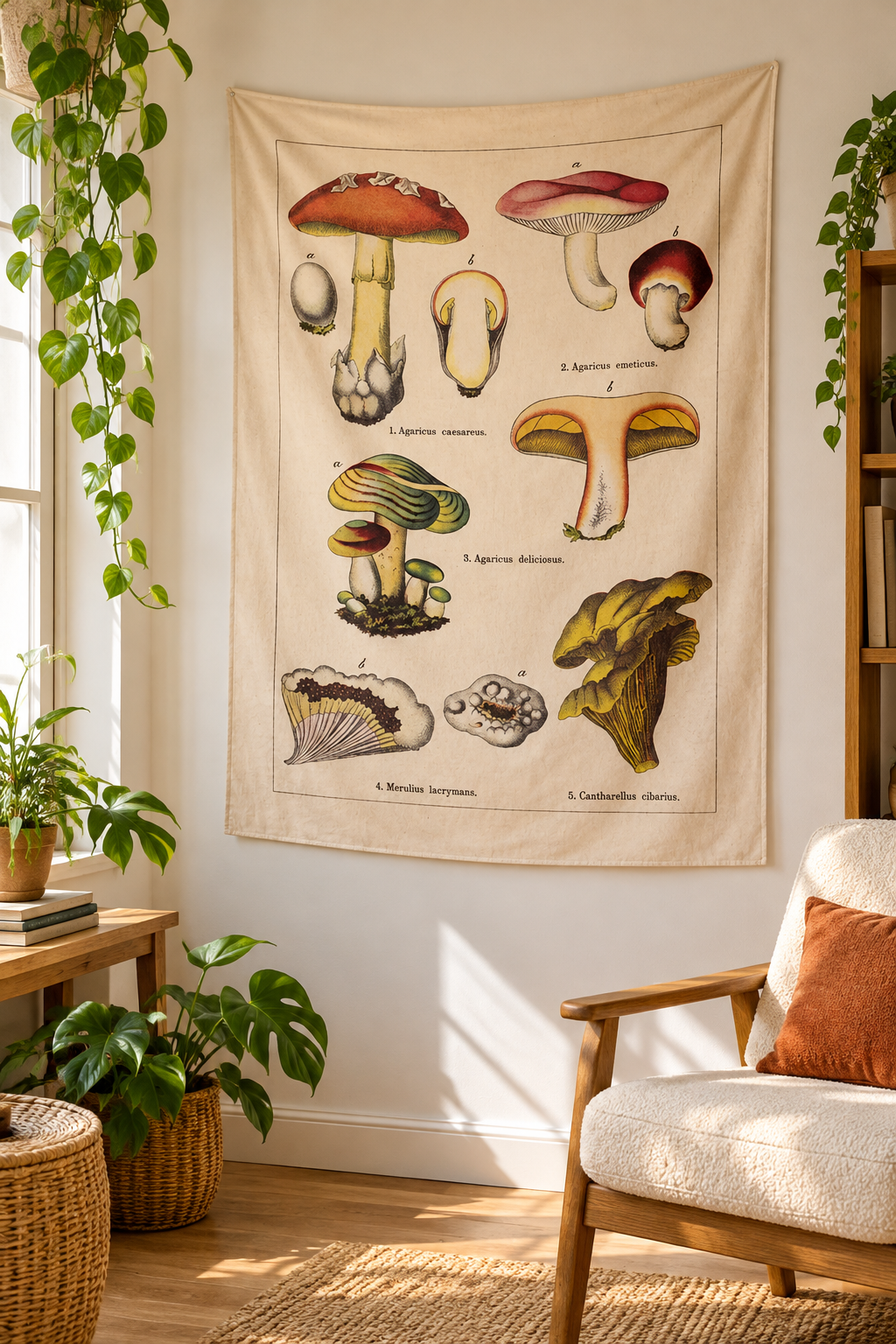 Mushroom Growth Tapestry