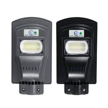 40W LED Solar Power Wall Street Light PIR Motion Outdoor Garden Lamp