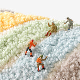 Feblilac Cute Little Planet Tufted Bath Mat