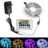 2M 3M 5M 10M 8mm DC12V Waterproof RGB LED Light Strip Remote Controller Outdoor Indoor KTV Hotel Home Decor