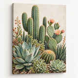 Cacti & Succulents Poster Wrap