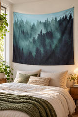 Deep Nordic Forest Tapestry