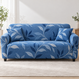 Blue Esthetic Pattern Elastic Sofa Cover