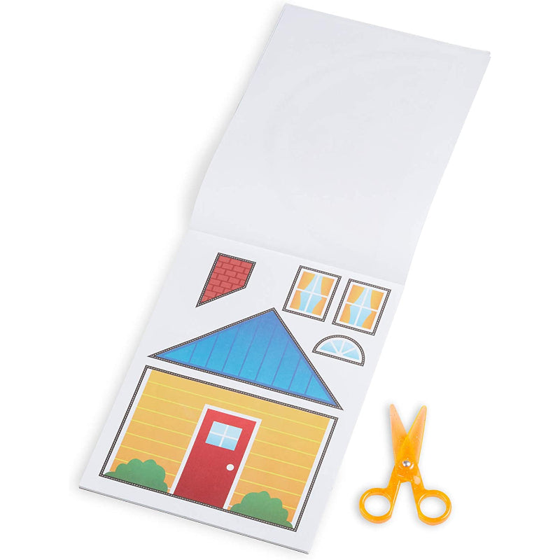 Scissor Skills Activity Book With Child-Safe Scissors