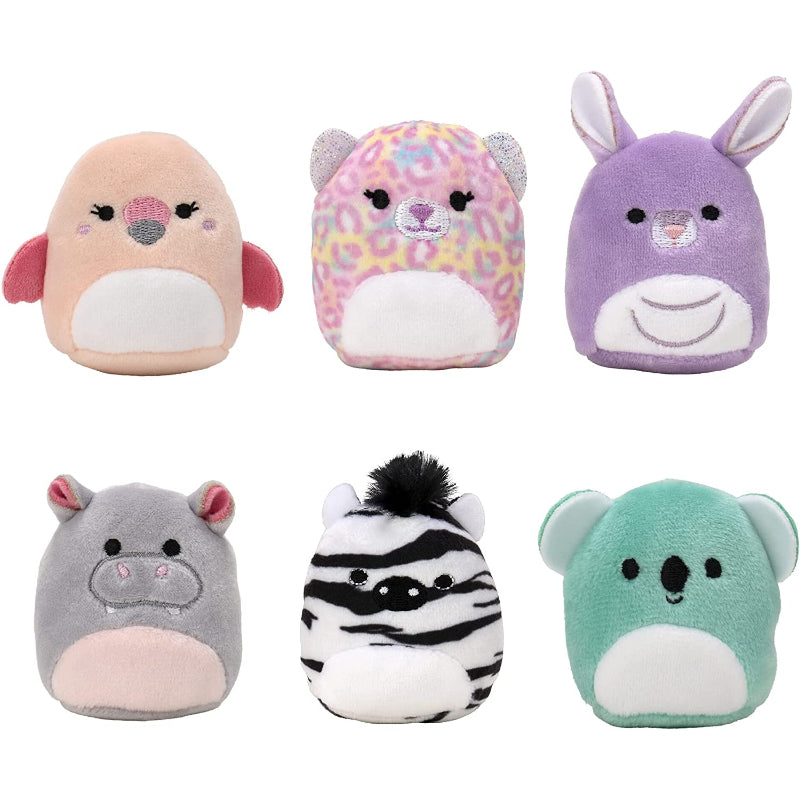 Pack Of 6 Mini Stuffed Animal Plush Toy