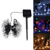 12M 100LED Solar Power Flower Lamp LED String Fairy Lights Waterproof LED Flower Light String Solar Garlands Garden Christmas Decor For Outdoor