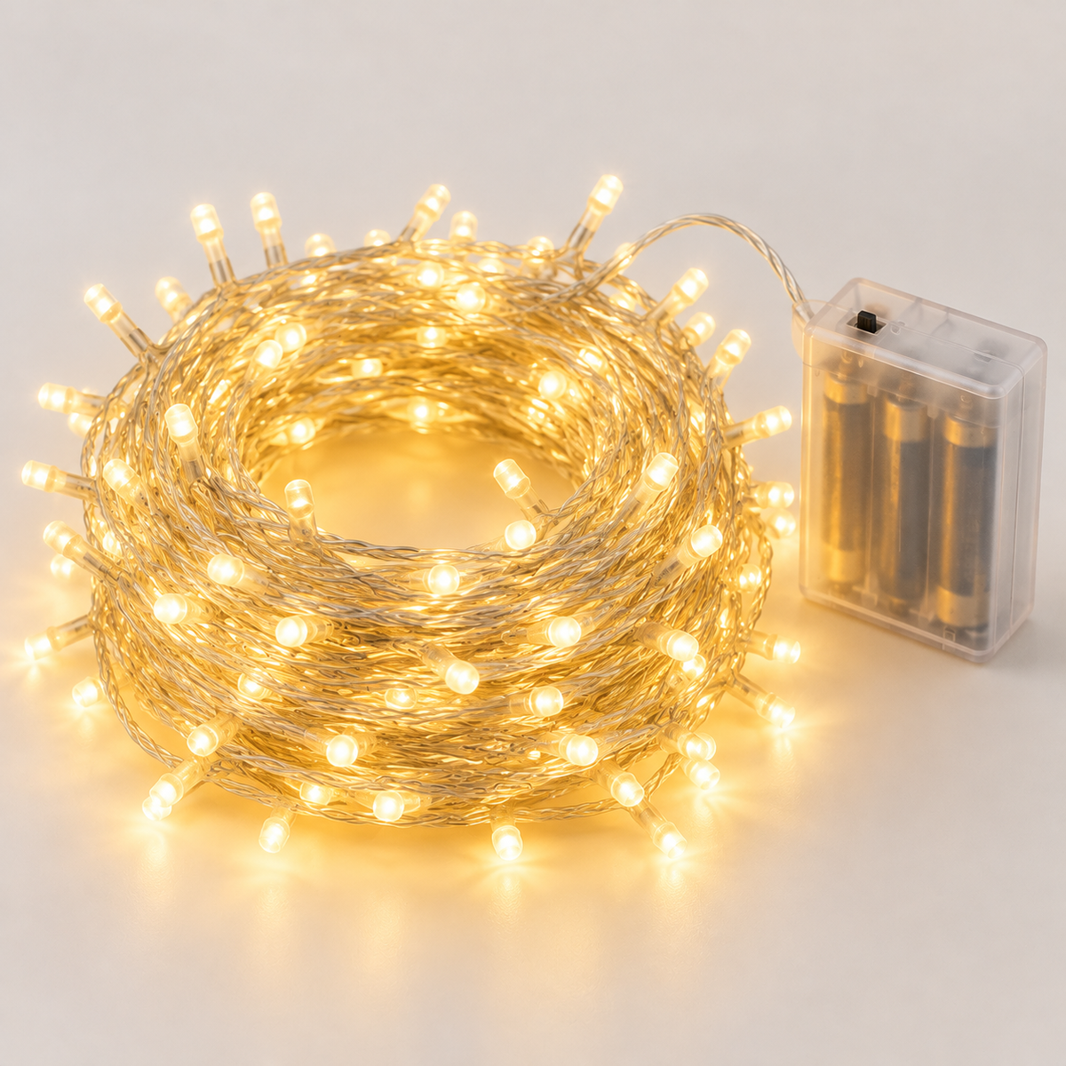 10M 80LED Battery Powered LED Funky ON/ Twinkling Lamp Fairy String Lights
