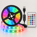 0.5M/1M/1.5M/2M/3M/4M Non-waterproof Music Sound Activated Remote Control 5050 LED Strip Light DC5V