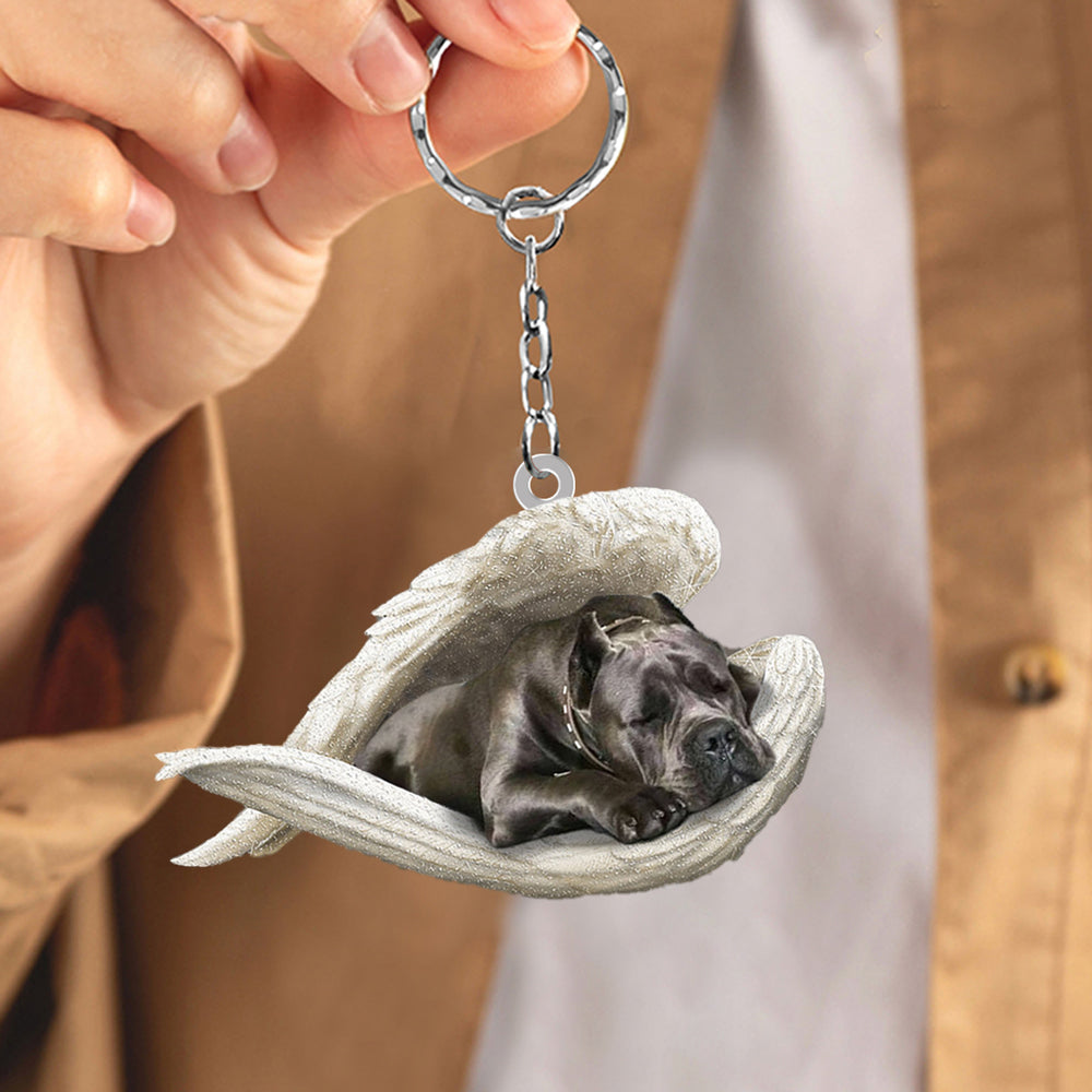 Cane corso Sleeping Angel Acrylic Keychain