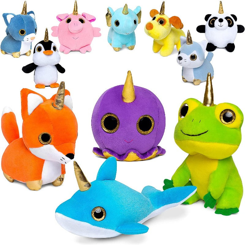 Super Soft-Animals Toys with Horns Collection