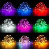 20M IP67 200 LED Copper Wire Fairy String Light for Xmas Party Decor - Lighting