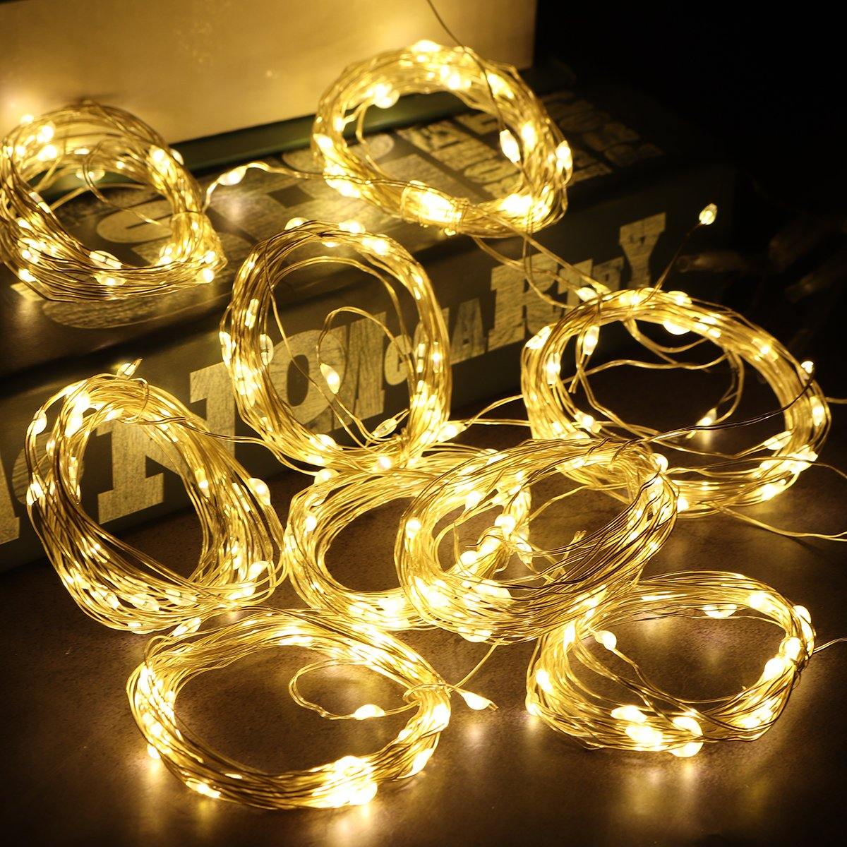 Waterproof 300 LED Curtain Lights String Fairy Light Birthday Wedding Home Decor