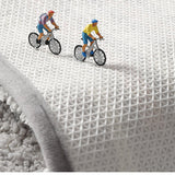 Feblilac White Daisy Tufted Bath Mat