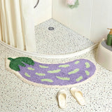 Aubergine Bath Mat