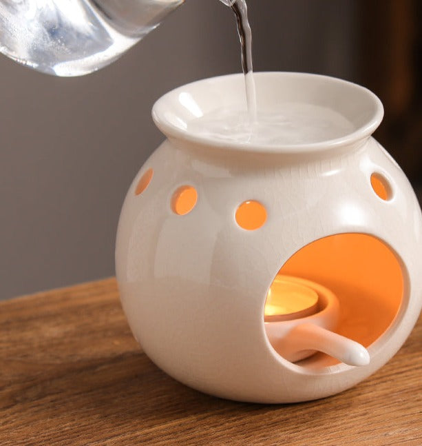 Cute Ice Crack Ceramic Aroma Burner