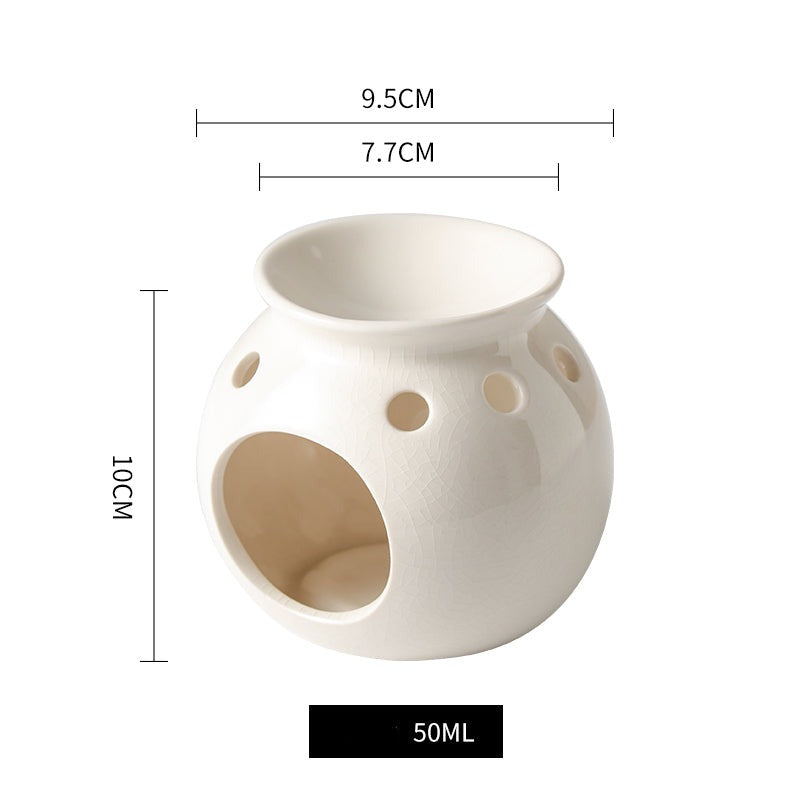 Cute Ice Crack Ceramic Aroma Burner