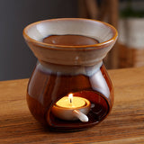 Kiln Bronze Retro Aroma Burner & Oil Lamp