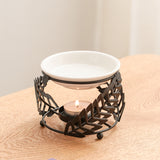 Wrought Iron Flying Feather Aroma Burner