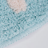 Feblilac BATH Bath Mat, Cute Typograph Bathroom Rug, Soft Flush Non-Slip Water Absorbent Mat