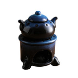 Tea Pot Aroma Burner, Ceramic Aromatherapy & Essential Oil Lamp