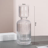 Pleated Glass Vase -  3 colours