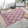 Retro Bohemia Hand Woven Cotton Linen Carpet Tassel Rug Floor Mat Tapestry Decorative Blanket Home Decor