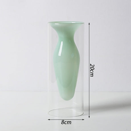 Bubbly Glass Vases - Opaque