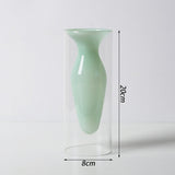 Bubbly Glass Vases - Opaque